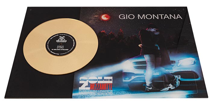 Produzione disco d'oro GIO MONTANA